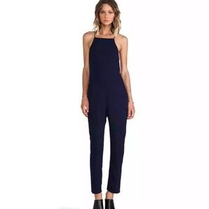 Cloth and Stone Blue spaghetti Strap Jumpsuit. DD
